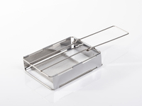 Sandwichmaker en acier inoxydable pliable