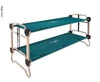 Lits superposés Disc-O-Bed L, couleur verte