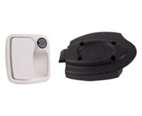 Serratura Eurogarage bianca senza cilindro + chiave /30mm/m con viti Serratura Eurogarage bianca senza cilindro + chiave /30mm/m con viti