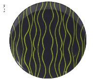 GIMEX dessertbord, grijs-lime groen