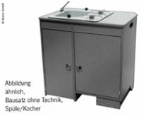 Küchenmodul Gourmet Bausatz Schichtstoff Anthrazit für VW T4 Multivan