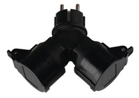 Schuko-Verteilerstecker, Gummi