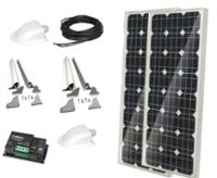 Carbest solar system camper, 2x100 watt, CB-200 set