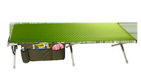 Cot Euphrates luksus aluminium med madras og redskab, 200x81x41 cm