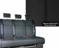 Schlafsitzbank Renault Trafic,Opel Vivaro,Fiat Talento,V3000 Gr.8 Black Patter.