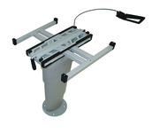 Einsäulen-Hubtisch Primero Comfort, 350-710mm, silbergrau Einsäulen-Hubtisch Primero Comfort, 350-710mm, silbergrau