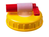 : Schraubverschluss für : Schraubverschluss für Wasserkanister DIN 96 mit Auslaufhahn