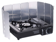 Portable 3-Burner Gas Camping Stove With Ignition - 2.2kW X2 + 1kW - Outdoor Cooking