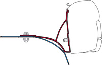 Kit de montage Fiamma F45 Fiat Ducato à partir de 06/2006 avec galerie de toit