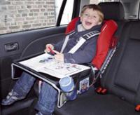 Table de jeu pour siège enfant, noir, dimensions environ L43xH36/30cm