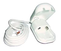 Prise extérieure avec fiche F et câble coaxial de 3 m Prise extérieure avec fiche F et câble coaxial de 3 m