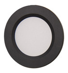 LED-Einbauspots mit zusätzlichem Distanzring zur Aufbaumontage - Matt schwarz