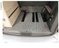 Kofferraum Teppich mit Schienen, Citroen Campster, grau