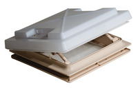 Dachhaube mit Moskitonetz 280 x 280 - Milchglas