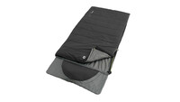 Schlafsack Contour - Midnight Black - Reißverschluss rechts