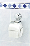 Toiletpapirholder med sugekop