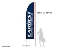 Carbest squareflag complete systeem Carbest squareflag complete systeem