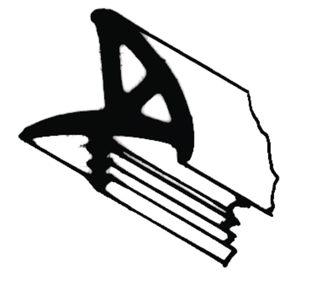 Gepolsterter Türumleimer Mittelgrau - 5m Rolle Gepolsterter Türumleimer Mittelgrau - 5m Rolle