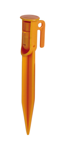 Telt sild med LED lys, 4 stk., Orange
