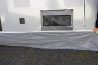 Radkastenabdeckung für Wohnwagen&nbsp;Single (für Einzelachse)