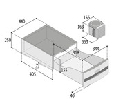 Vorschau: Kühlschublade D20A - 20 l - Schwarz Vorschau: Kühlschublade D20A - 20 l - Schwarz