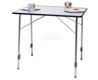 Campingbord Sorrento 4 de luxe, 80x60cm Uml. Grå