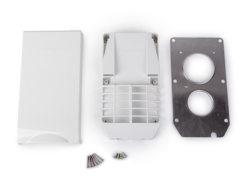 Fireplace set bianco
