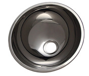 Spüle Edelstahl rund 300mm, Tiefe 140mm
