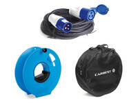 Kabel-Set mit Kabel 3x2,5 mm2, 25m und Kabeltrommel, Kabeltasche Kabel-Set mit Kabel 3x2,5 mm2, 25m und Kabeltrommel, Kabeltasche