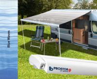 Awning Prostor 350 2,65 case white, cloth:blue