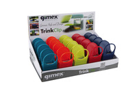 Gimex glas og drikkeholdere - bordklip - 4x5 farver i displayet