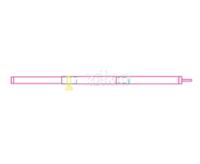 Telescopische steunstang 180-220cm