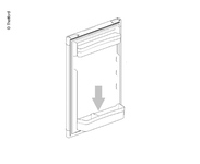 Kühlschranktürfach weiß Kühlschranktürfach weiß