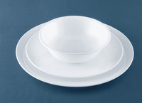 Geschirr-Set CORELLE WHITE, unkaputtbar, 12-teilig, für 4 Personen