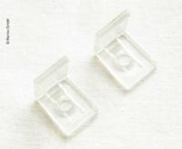 Clip di fissaggio per profilo angolare LED in alluminio plastica, 2 pezzi