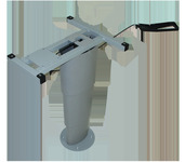 Einsäulen-Hubtisch Primero Comfort, 325-685mm, silbergrau Einsäulen-Hubtisch Primero Comfort, 325-685mm, silbergrau