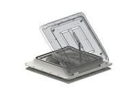 Stogo gaubtas su 12 V ventiliatoriumi ir termostatu 40x40 cm Stogo gaubtas su 12 V ventiliatoriumi ir termostatu 40x40 cm