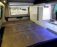 : Panca a pelo VW T6 Trio : Panca a pelo VW T6 Trio Style V3000 V3000 misura 10 3 posti, imbottitura Austin