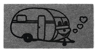 FOOTMAT »CARAVAN« 50 x 25cm, DERBY FLOCK