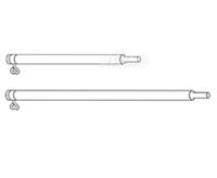 Verlengstang aluminium, 50 cm