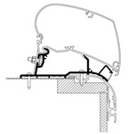 <p>Thule Roof Mounting Adapter Caravan Roof LED</p>