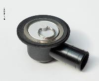 Evacuation d'eau 39mm coudÃ©e avec bouchon