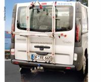 Aluminium bagagerum Carry Bike f. 2 hjul Renault Trafic bagklap