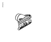 Stützfußhalterung li F40 Stützfußhalterung li F40