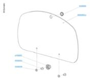 Ersatzteil - Glasabdeckung für Smev pi8463