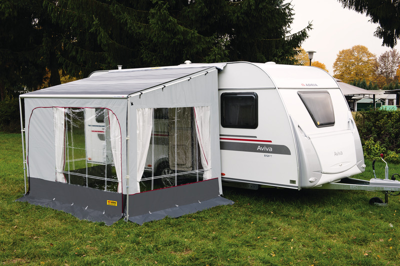 Villa Store XL Caravan Set - Complete set of front part, side part and curtains