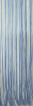 Rideaux de porte STRING, 100% PVC, 60x190cm, blanc/bleu
