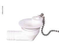 Kit de vidange d'eau tuyau 90° 3/4", ouverture de vidange 23 mm, paquet de 10