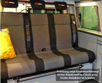 Sleeping bench VW T6/T5 Trio Style V3000 Gr.8 1155mm wide, 3-seater narrow,