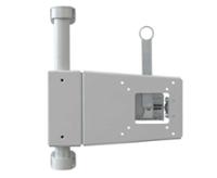 TFT-holder, swivelling + tiltable, right with blue LED
